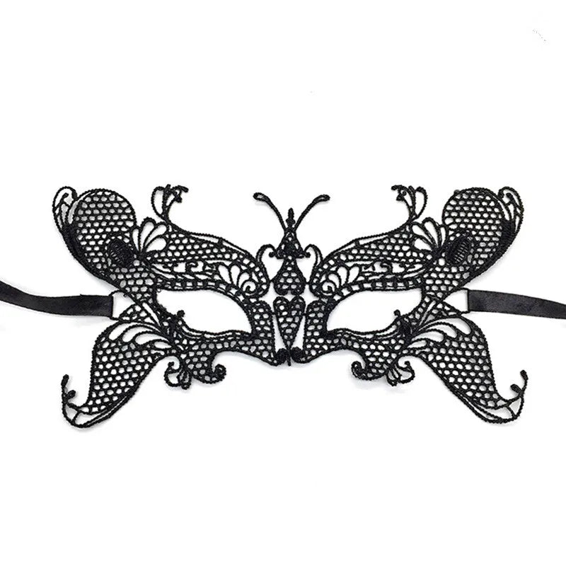 Halloween Cosplay Fox Mask Lace Sexy Eye Mask Animal Mask Half Face Erotic Lace Cat Mask Women Sexy Toys for Couple Eyes Mask