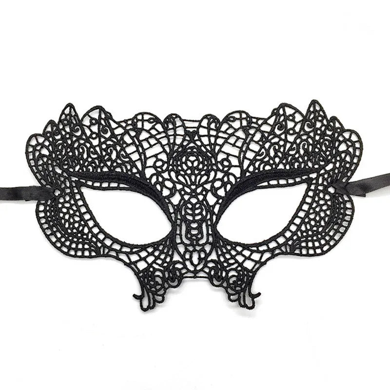 Halloween Cosplay Fox Mask Lace Sexy Eye Mask Animal Mask Half Face Erotic Lace Cat Mask Women Sexy Toys for Couple Eyes Mask