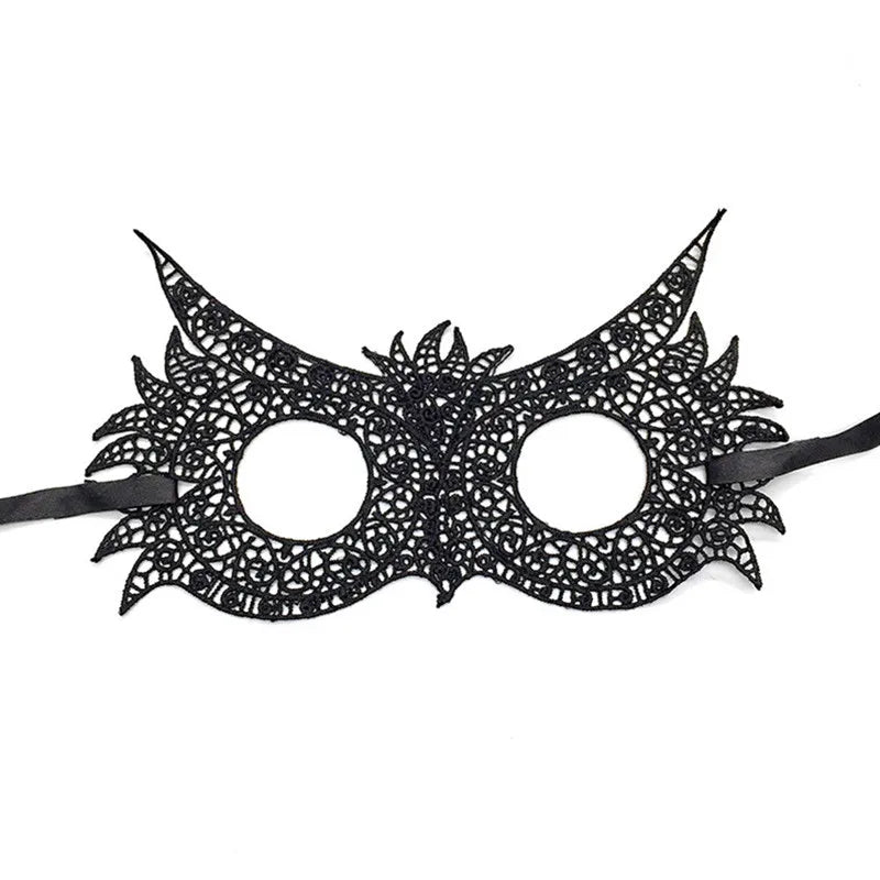 Halloween Cosplay Fox Mask Lace Sexy Eye Mask Animal Mask Half Face Erotic Lace Cat Mask Women Sexy Toys for Couple Eyes Mask