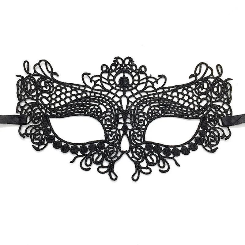 Halloween Cosplay Fox Mask Lace Sexy Eye Mask Animal Mask Half Face Erotic Lace Cat Mask Women Sexy Toys for Couple Eyes Mask