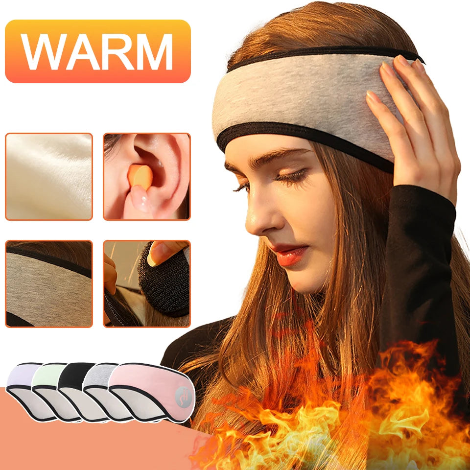 Winter Sport Sweatband Warm Headband Thermal Fleece Head Band Gym Ski Yoga Fitness Cycling Tennis Running Hair Bandage Men Women