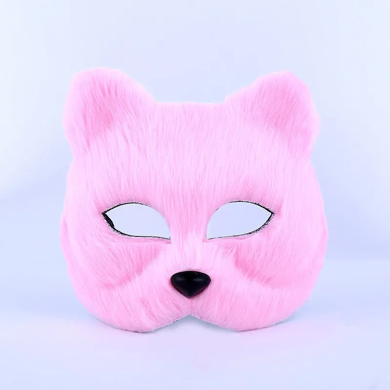 Halloween Cosplay Fox Mask Lace Sexy Eye Mask Animal Mask Half Face Erotic Lace Cat Mask Women Sexy Toys for Couple Eyes Mask