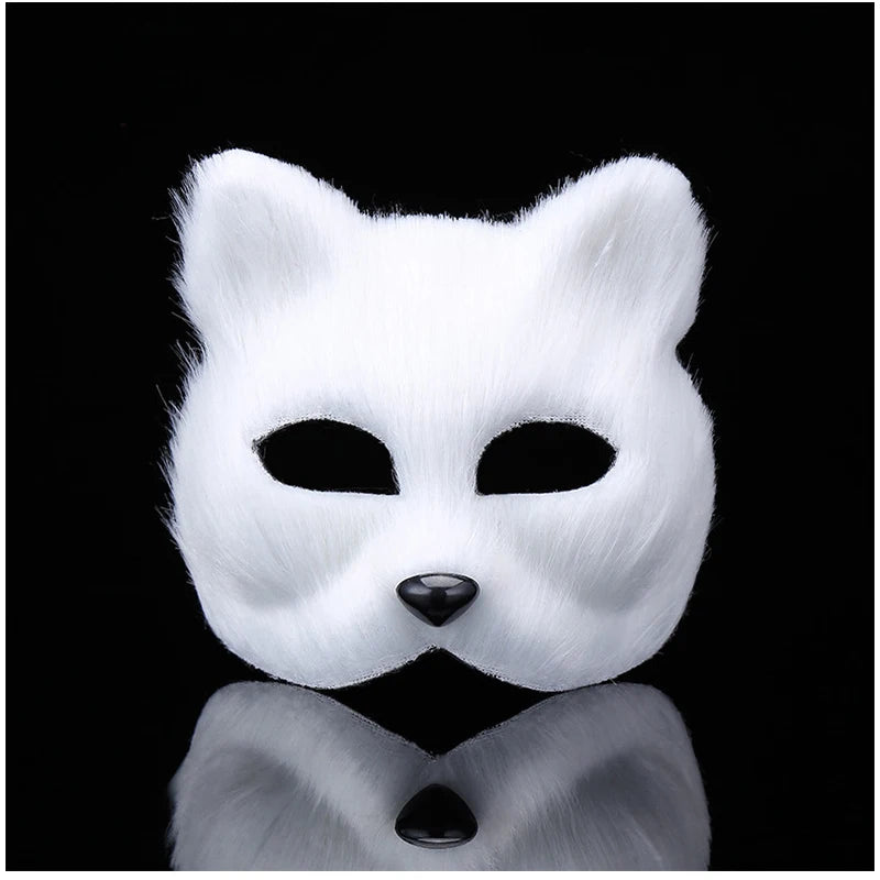 Halloween Cosplay Fox Mask Lace Sexy Eye Mask Animal Mask Half Face Erotic Lace Cat Mask Women Sexy Toys for Couple Eyes Mask