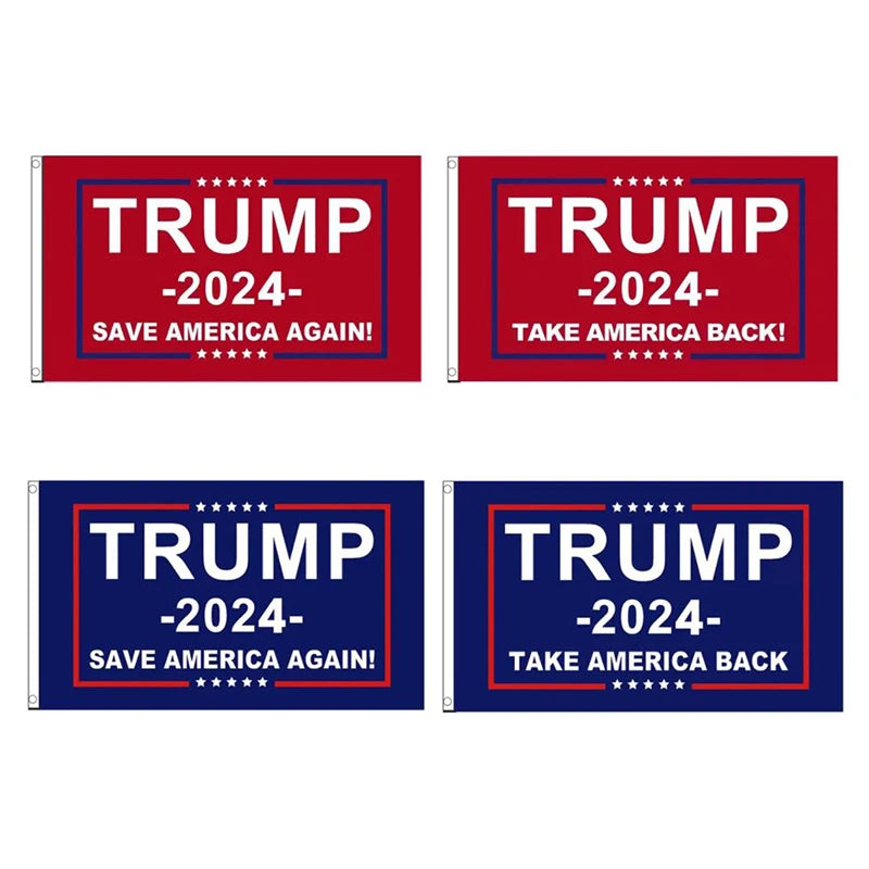 Flag 150X90Cm Trump 2024 Flag Polyester Printed Trump Flag Keep America Great