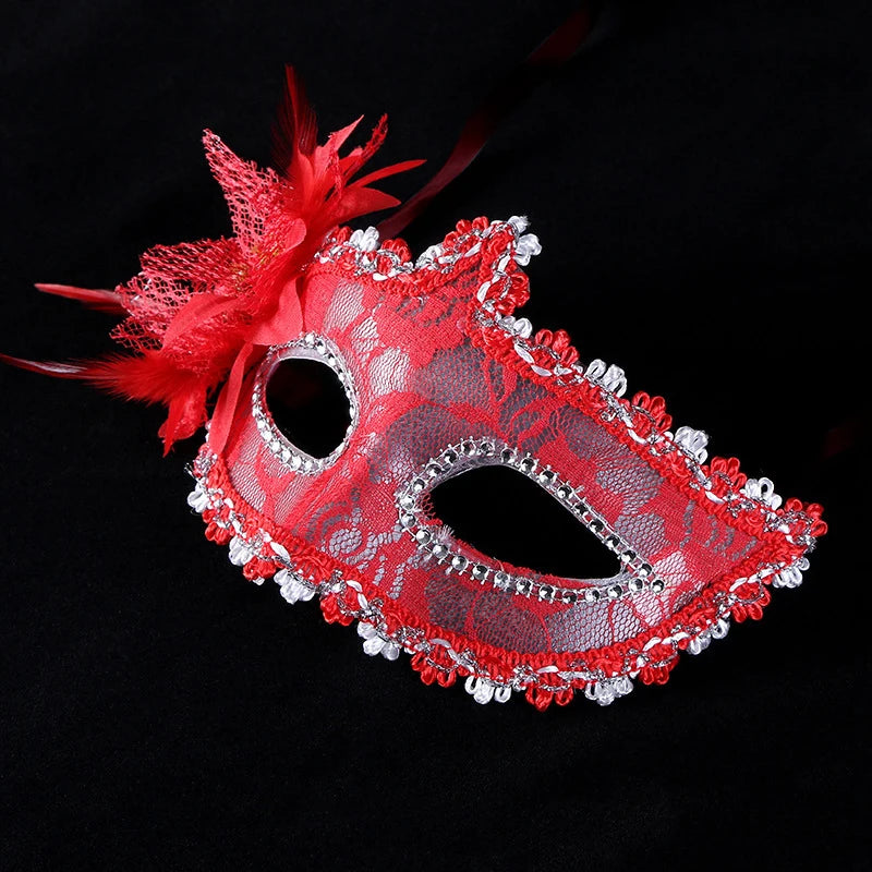 Halloween Cosplay Fox Mask Lace Sexy Eye Mask Animal Mask Half Face Erotic Lace Cat Mask Women Sexy Toys for Couple Eyes Mask