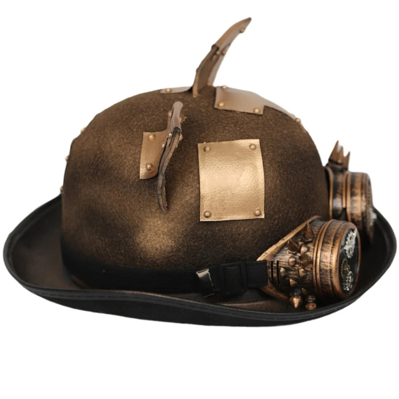 Steampunk Top Hat Ear Cosplay Caps Props Costume Hat Party Supply Stage Hat