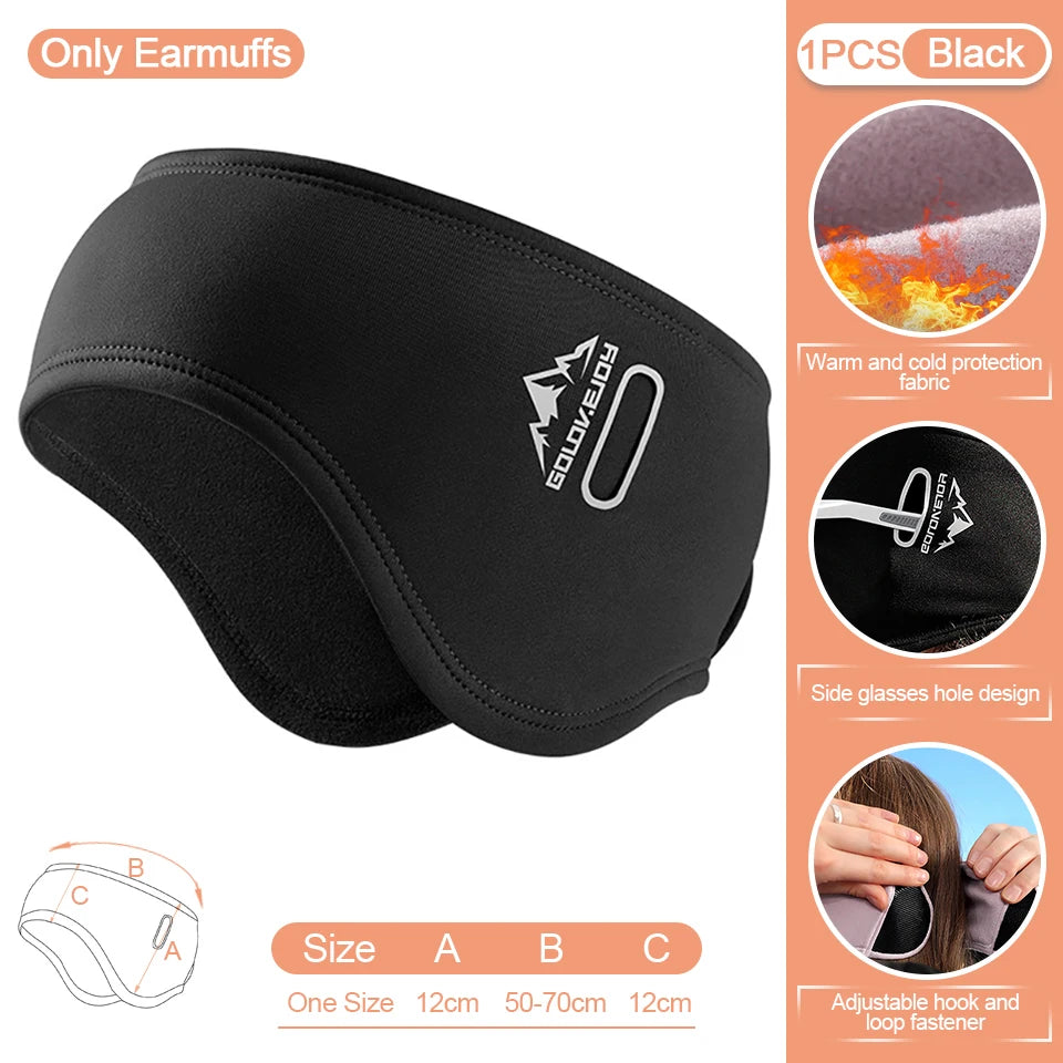 Winter Sport Sweatband Warm Headband Thermal Fleece Head Band Gym Ski Yoga Fitness Cycling Tennis Running Hair Bandage Men Women